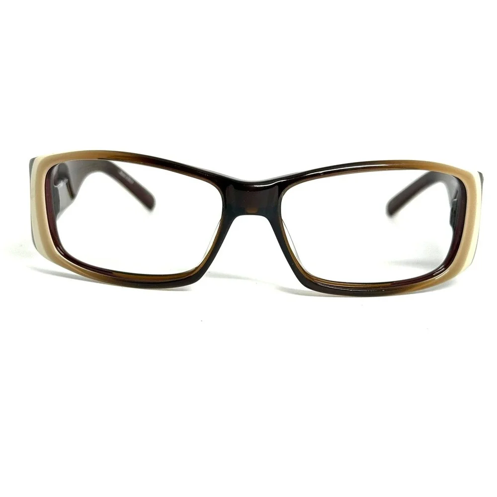 Lacoste LA12630P BE Brown Beige Ombre Rectangular Eyeglasses Frames 58-15-135